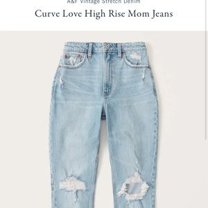 Abercrombie Curve Love Mom Jeans